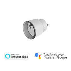 Konyks Priska Mini - Prise connectée WiFi Compatible avec Alexa, Google Home, IFTTT - Contrôlez vos appareils à la voix ou à distance avec votre smartphone