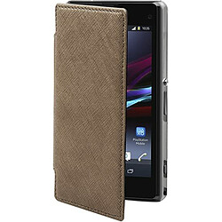 Muvit Étui folio ''Crystal'' pour Sony Xperia Z1 Compact - Bronze