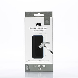 WE Verre trempé APPLE IPHONE 14: Protection écran - anti-rayures - anti-bulles d'air - ultra-résistant - dureté 9H Glass