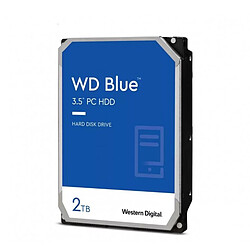 Western Digital WD Blue - 2 To - 3,5" - 256 Mo cache Disque dur interne - 3,5" - 7200 tr/min - 256 Mo cache -  WD20EZBX