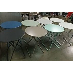 Carrefour Table pliante Métal vert clair Table pliante Métal vert clair