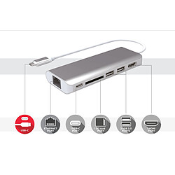 Mobility Lab Hub USB-C vers 6 ports - Compatible MAC