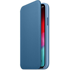 Avis Apple iPhone XS Leather Folio - Bleu Cape Cod