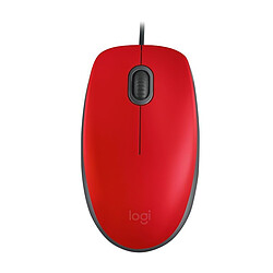 Logitech M110 SILENT - Rouge