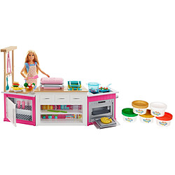 Barbie Coffret Poupée Mannequin - Cuisine à Modeler - FRH73