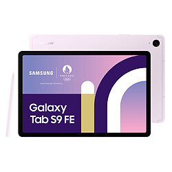 Samsung Galaxy Tab S9 FE - 6/128Go - WiFi - Lavande - S Pen inclus Tablette tactile - Ecran 10,9" LCD WUXGA+ - Processeur Exynos 1380 - Batterie 8000mAh - Fast charge 45W - Enregistrement UHD 4K - Capteur frontal 12MP - Android 13 