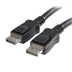 StarTech.com Câble DisplayPort 1.2, mâle DP à mâle DP, 3 m Câble certifié DisplayPort 1.2 de 3 m avec verrouillage - Cordon DP vers DP - M/M - DisplayPort 4K