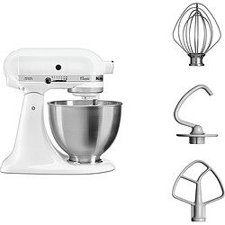 Acheter Kitchenaid Robot pâtissier à tête inclinable 4.3 litres - Blanc