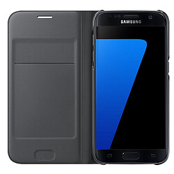 Avis Samsung Flip Wallet Galaxy S7 - Noir