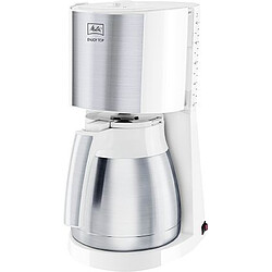 Melitta CAFETIÈRE ENJOY TOP II THERM BLANC/ACIER BROSSÉ CAFETIÈRE ENJOY TOP II THERM BLANC/ACIER BROSSÉ