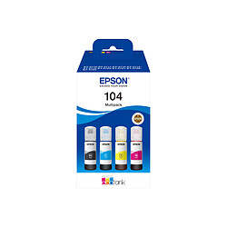 Epson Cartouche d'encre C13T00P640 104 EcoTank 4-colour Multipack EPSON 104 EcoTank 4-colour Multipack 104 EcoTank 4-colour Multipack