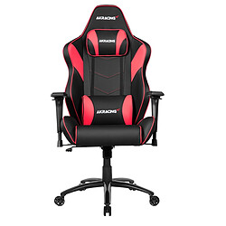 AKRacing Core LX Plus Rouge Siège Gamer - Dossier réglable à 180° - Mousse durcie à froid - Accoudoirs 3D - Revêtement en polyuréthane - Jusqu'à 150 kg - Noir et rouge