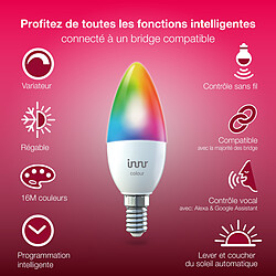 Avis Innr Ampoule connectée E14 - ZigBee 3.0 - RGB - Pack de 2 ampoules