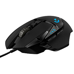 Logitech G502 Hero Souris Filaire pour Gamer - Droitier - Capteur Optique 16000 dpi - 11 Boutons Programmables - Rétro-Éclairage RGB Lightsync