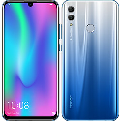 Honor 10 Lite - Bleu Saphir Smartphone 6,21'' FHD+ - 4G - 64 Go - Android 9.0 - Lecteur d'empreintes digitales - Reconnaissance Faciale