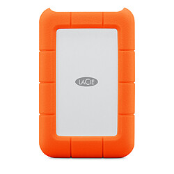 LaCie Rugged 1 To - USB Type C - Orange/Argent