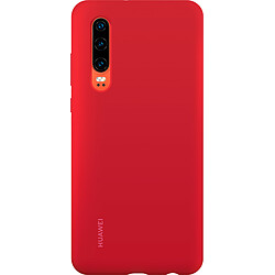 Huawei Coque Silicone P30 - Rouge