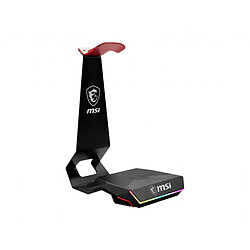 MSI IMMERSE HS01 COMBO Support pour casque et chargeur sans-fil - Base solide et antidérapante - Recharge sans-fil rapide (jusqu'à 15 watts)