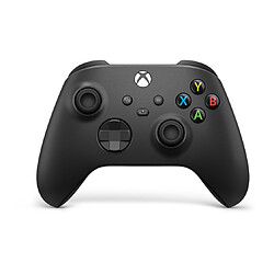 Microsoft Manette Xbox Series - Carbon Black Manette sans fil V2 - Nouveau revêtement grip - Bouton de partage - Technologie Xbox sans fil et Bluetooth - Prise casque 3,5 mm - Piles AA