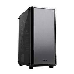 Zalman S4 Noir - Fenêtre pleine Boitier PC Moyen tour - ATX/Micro ATX/Mini-ITX - inclus 2x120mm - Noir