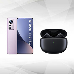 Xiaomi Buds 3 (Carbon Black) + 12 - 8/256 Go - Violet