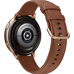 Avis Samsung Montre connectée Mixte Galaxy Watch Active 2 SM-R820NSDAXEF - Bracelet Cuir Marron