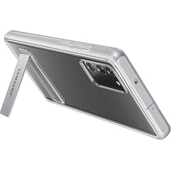 Coque transparente avec pied retractable pour Samsung Galaxy Note20 pas cher