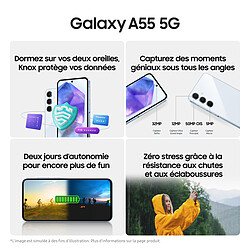 Acheter Samsung Galaxy A55 - 5G - 8/128Go - Bleu