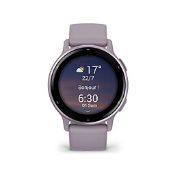 Montre connectée Mixte Garmin VÍVOACTIVE® 5 010-02862-13 - Bracelet silicone violet 