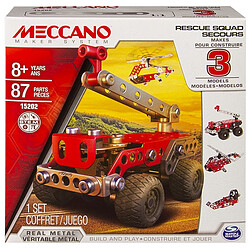 Meccano SECOURS - 3 MODELES -  6026714