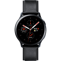 Samsung Galaxy Watch Active 2 - 40 mm - Acier Noir Diamant - Bracelet Noir · Reconditionné Montre connectée Watch Active2 - bracelet cuir - écran Super AMOLED - cardiofréquencemètre - GPS - étanche 5 ATM/IP68 - ECG