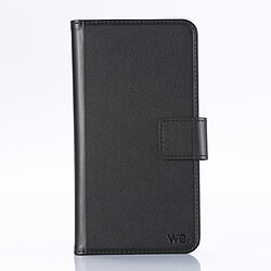 WE Etui de protection UNIVERSEL PINCE [XL - 5.8'' à 6.5"] Noir -attache coulissante pour accès caméra - fermeture magnétique - anti-chocs – fonction support