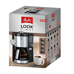 Melitta Look V Timer 1025-08 Noir/Acier Brossé pas cher