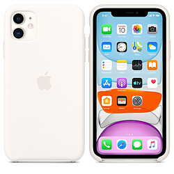 Avis Apple Coque en silicone iPhone 11 - Blanc