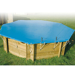 Bâche hiver pour piscine Sunwater Ubbink 3,00 x 4,90 m