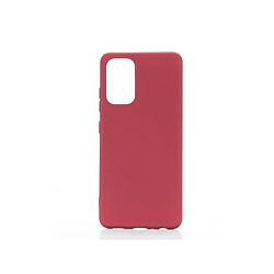 WE Coque de protection ulta-fine et souple pour smartphone SAMSUNG GALAXY A32. Douce au toucher. Protège des chocs. Bordeaux 