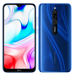 Xiaomi Redmi 8 - 3 / 32 Go - Bleu · Reconditionné Ecran 6.22'' HD - Qualcomm Snapdragon M8 octa-cÅ“ur - Batterie 5000 mAh - Double caméra IA 12 MP + 2 MP - Dévérouillage par empreinte et reconaissance facial