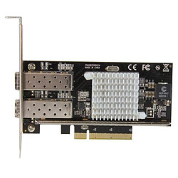 Avis StarTech.com Carte réseau PCI Express à 2 ports fibre optique 10 Gigabit Ethernet avec SFP+ ouvert et chipset Intel