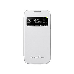 Étui folio ''S View Cover'' pour samsung Galaxy S4 Mini - Blanc