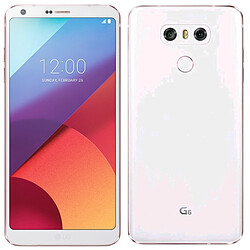 LG G6 - 32 Go - Blanc Smartphone 5,7'' Quad HD+ FullVision - 4G+ - 32 Go - Android 7.1 - Lecteur d'empreinte digitale - USB Type C