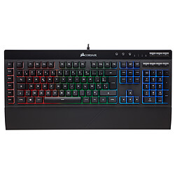 Corsair K55 - Membrane Clavier gamer - Rétroéclairage RGB - AZERTY - filaire/USB - noir