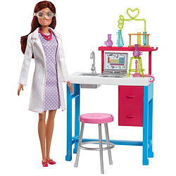 Barbie Coffret Poupée Mannequin - Laboratoire - FJB28