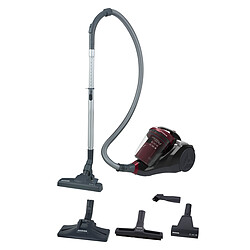 Hoover Aspirateur sans sac - CH50PET - Noir/Rouge