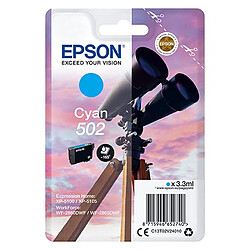 Epson 502 - Cartouche couleur Cyan pour imprimante jet d'encre