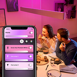 Avis Philips Hue Suspension connectée ENSIS - 2x39W 24V - Blanc - Télécommande incluse - White & Color Ambiance