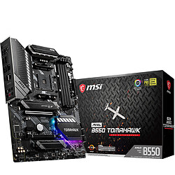 MSI MAG B550 TOMAHAWK - ATX Carte mère ATX - Socket AM4 - AMD B550 - 4x DDR4 - SATA 6Gb/s + M.2 - USB 3.1 - PCI-Express 4.0 16x - LAN 2.5 GbE