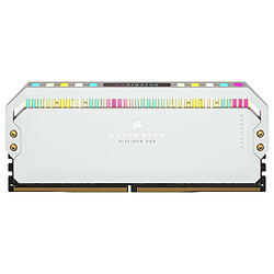 Avis Corsair Dominator Platinum DDR5 RGB 32 Go (2 x 16 Go) 5600 MHz CL36 - Blanc