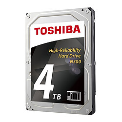 Toshiba Disque dur 3.5 N300 4 To 7200rpm 128 Mo Bulk Disque dur 3.5 N300 4 To 7200rpm 128 Mo Bulk