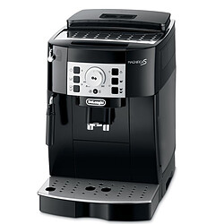 DeLonghi Magnifica S - ECAM22.110.B - Noir Machine à expresso - 15 bars - Arrêt automatique -Utilisation de café moulu - Contrôle de l'arôme - Système Cappuccino - Vapeur rapide