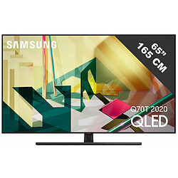 Samsung TV QLED 65" 163 cm - QE65Q70T Smart TV 4K - Edge LED VA - 100 Hz - HDR10+ - Audio 20W - PQI 3400 - Micro Dimming Supreme UHD - FreeSync Premium - AirPlay 2 - Modèle EU